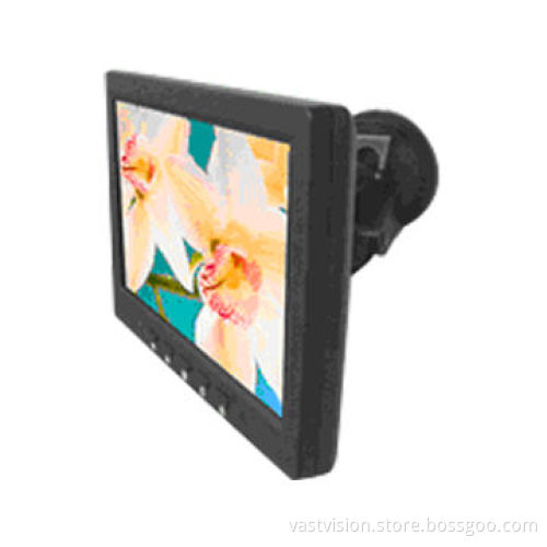 7-inch Bus Monitor with RCA/VGA/BNC Input, 800 x 480 Pixels, 16:9 Ratio